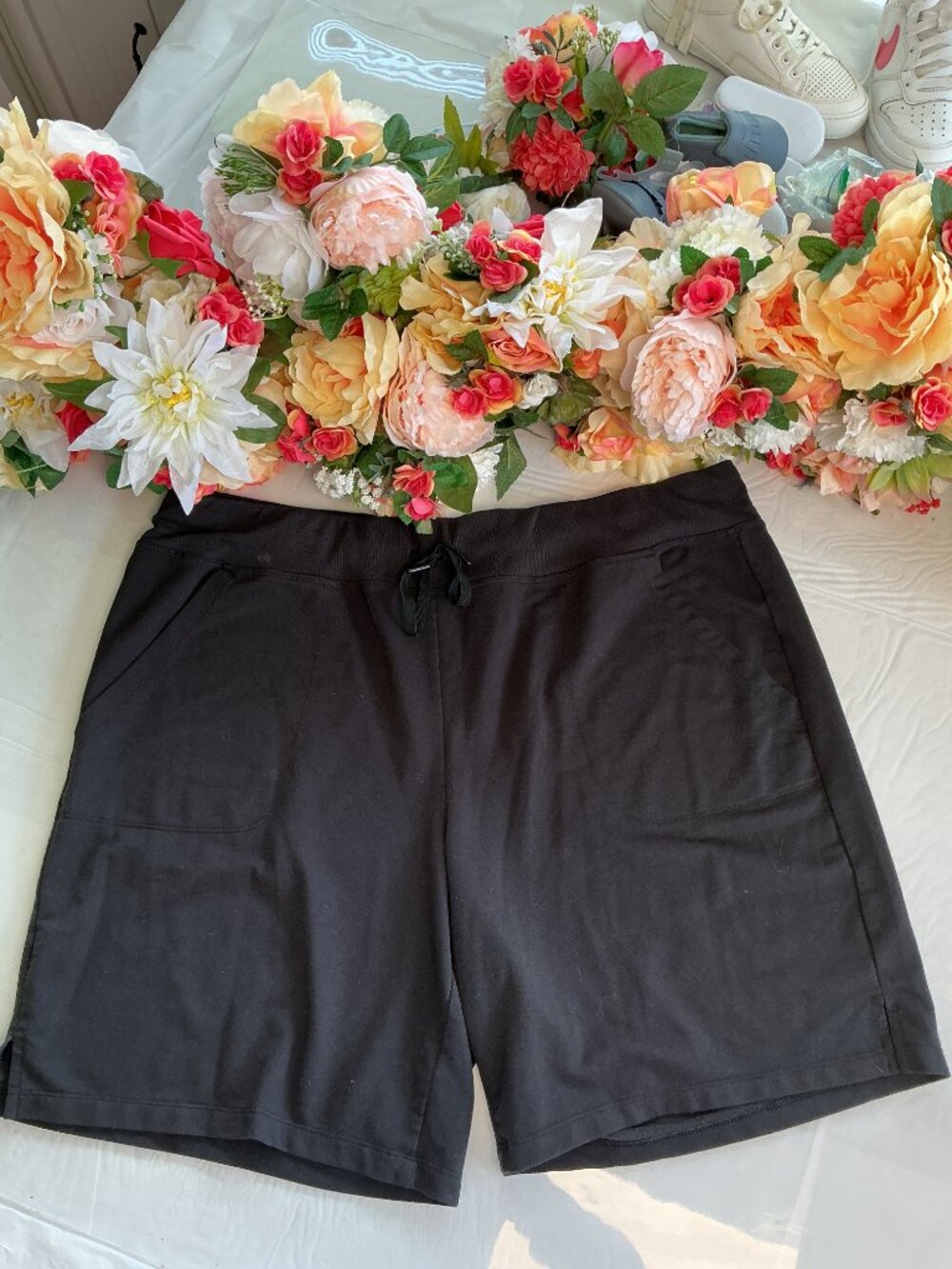 3/$20 Bundle 🌈 Athletic Works Black Drawstring Bermuda Shorts XXL 20 - Picture 6 of 10